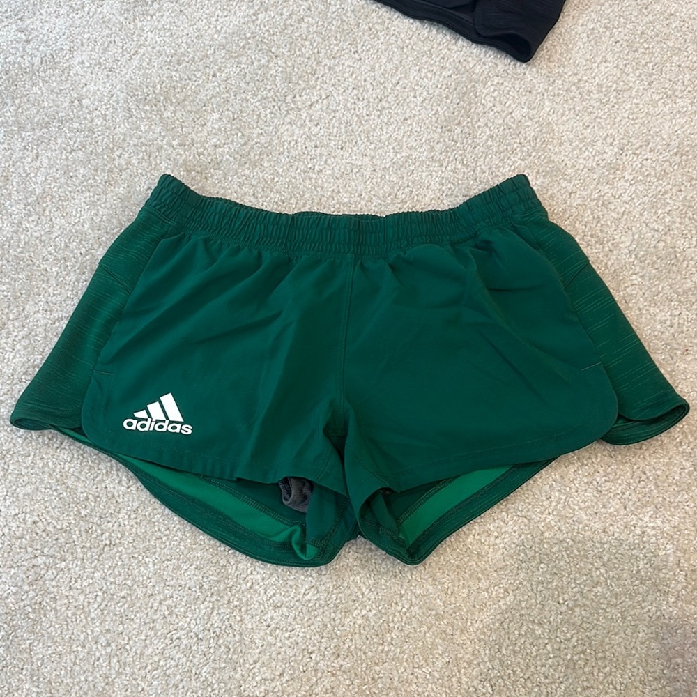 Adidas Women's Green Shorts